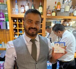 Google Review Device-Tamarind Table Westhoughton