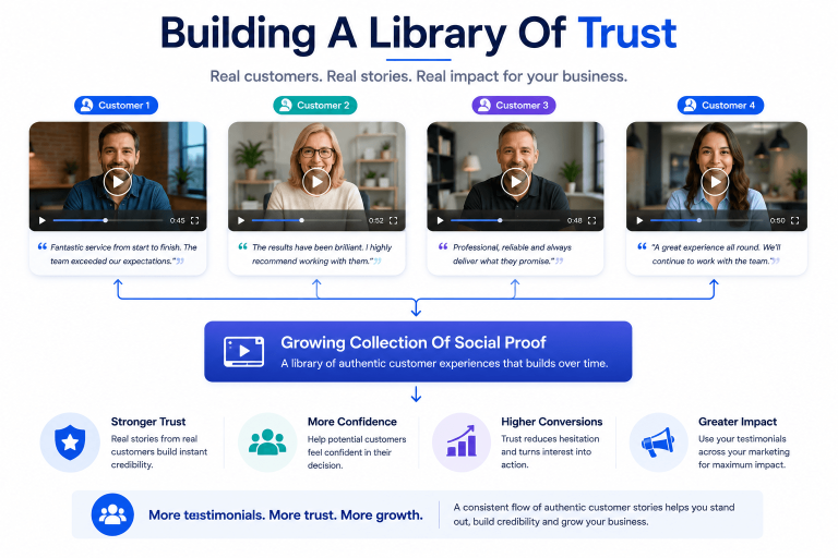 Video Social Proof 3 Building trust with customer testimonials