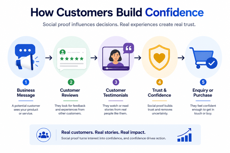 Video Social Proof 1 Customer journey to trust and purchase