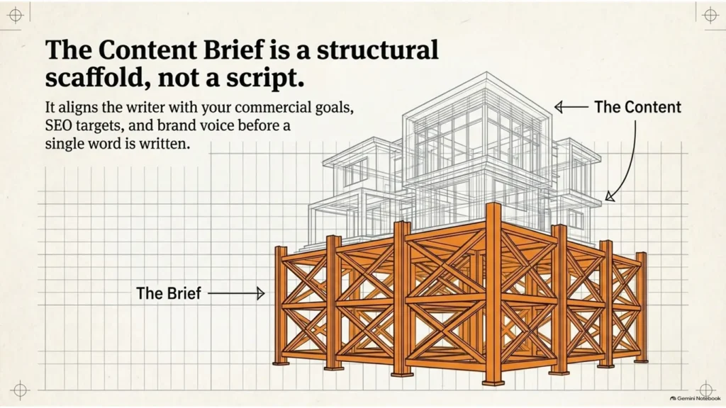 Content Brief Templates - What to Include 3 Content brief template explaining that poor briefs cause content failures, endless revisions and poor marketing performance.