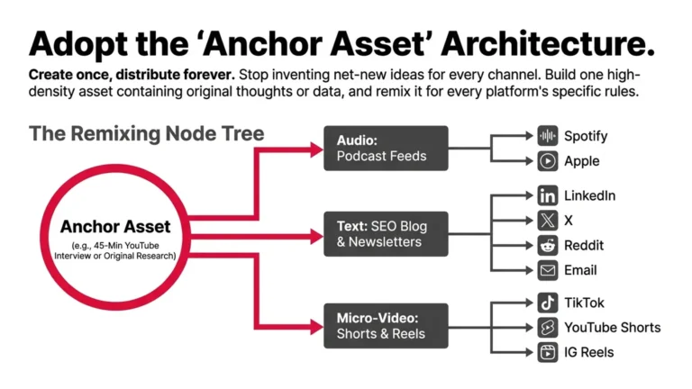 Content Distribution Service using an anchor asset across multiple platforms and formats