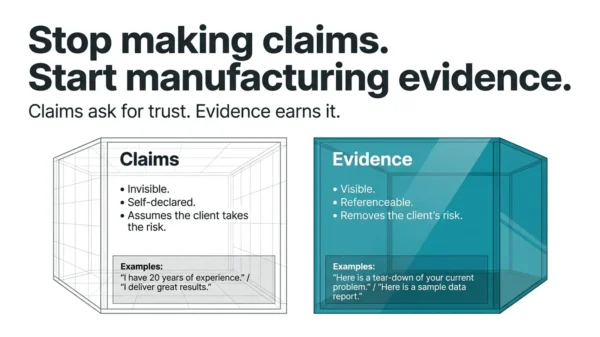 How Can I Prove My Expertise To Customers Who Have Never Heard of My Business? 2 Prove My Expertise by replacing marketing claims with verifiable evidence