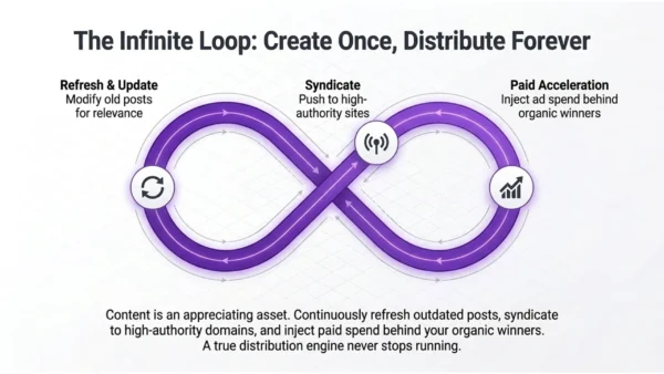 How to Promote Blog Content - Step by Step Distribution Checklist 1 How to promote blog content using a continuous cycle of updating, syndication and paid promotion.